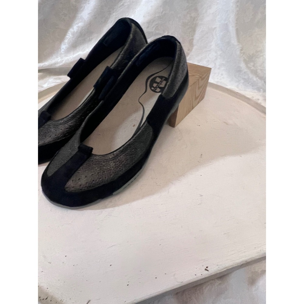 Merrell Valencia Black Leather Suede Flats Womens 8 Performance Comfort Shoes